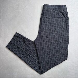 Topman Dress Pants Plaid Slim Fit Multi-colored Black Gray Men’s Size 34R